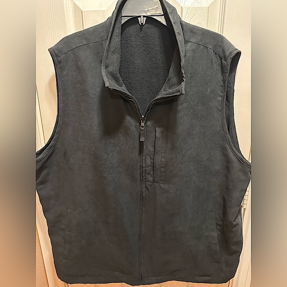 Weatherproof  Vest Men's Reversible  w/zip Pockets Black/Black size XXL - Picture 4 of 15